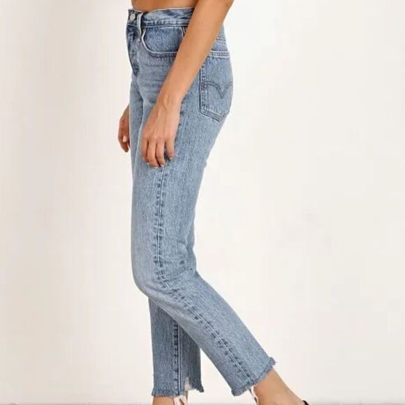 Levi's WEDGIE Premium High Rise Jeans Sz 26 - Picture 4 of 16